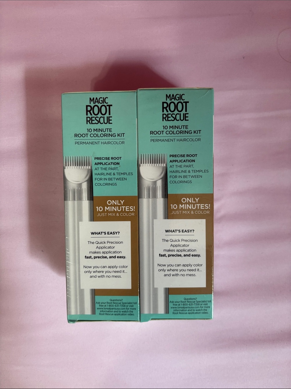 Magic Root Rescue 10-Minute Root Coloring Kit - Dark Blonde (7) Bundle of 2